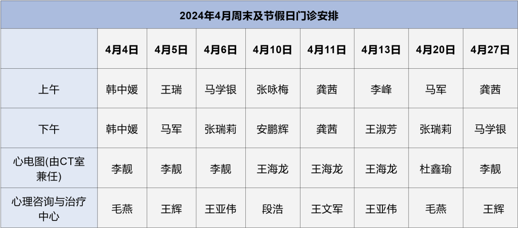 新葡亰8883ent增设节假日 周末专家门诊公告